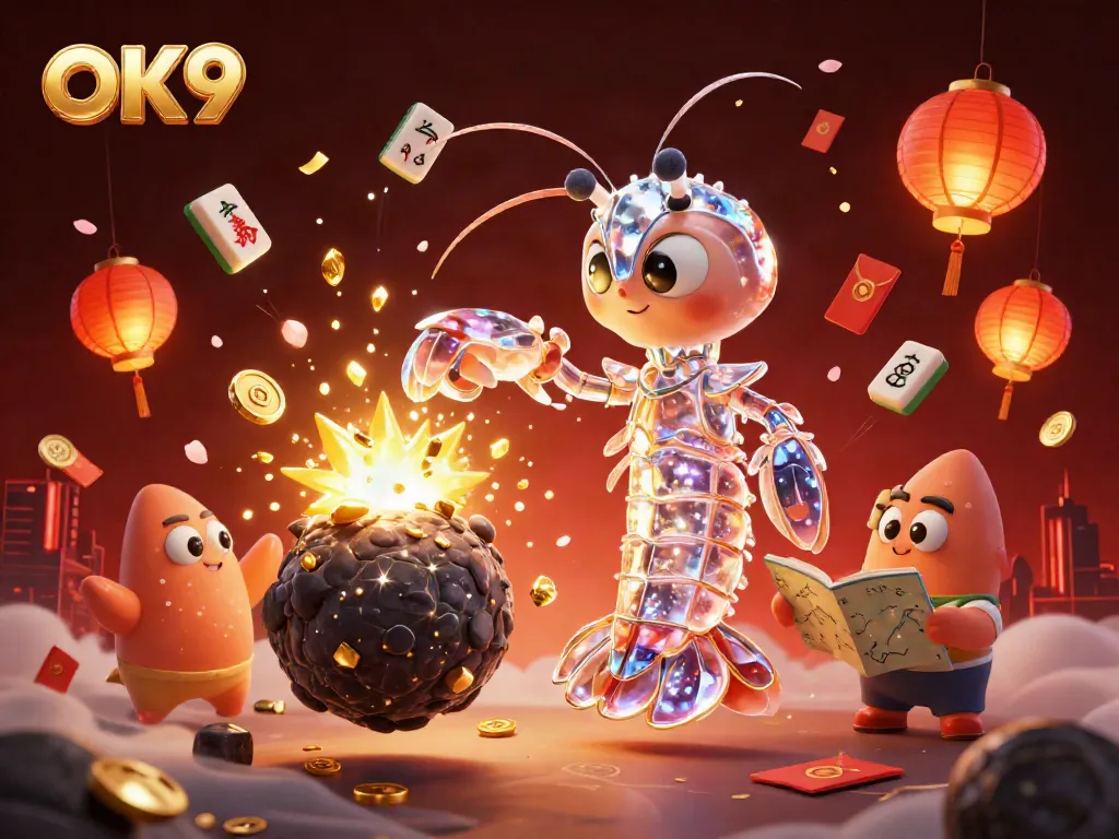 Engage with the thrilling arcade experience at OK9, capturing vibrant slots and lucky prizes.