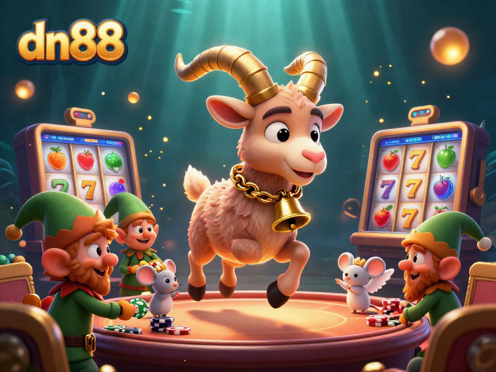 Experience exhilarating gaming at dn88 with Krampus and mischievous gremlins amid vibrant slots.
