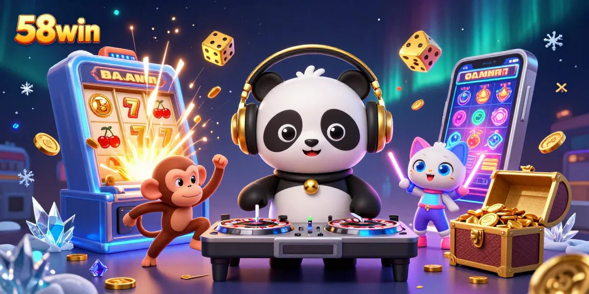Experience thrilling gameplay at 58win with vibrant characters and exciting casino elements.