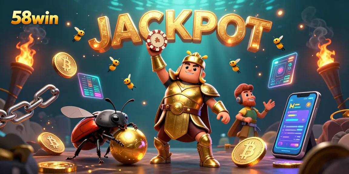 Engage in thrilling gameplay at 58win, featuring vibrant characters and exciting casino elements.