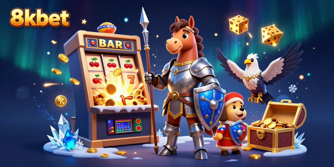 Experience thrilling gaming with 8xbet through dynamic 3D casino fantasy illustration.
