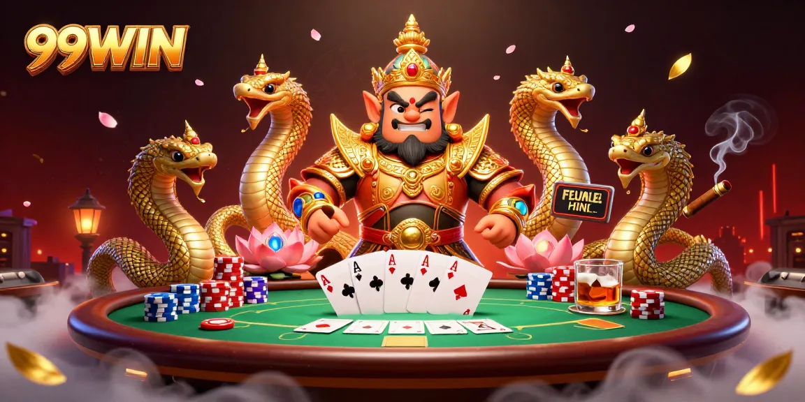 Engage in exciting poker play at 99WIN with vibrant casino atmosphere and dynamic gaming elements.