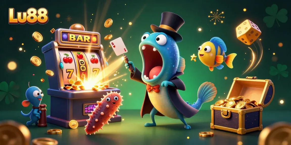 Engage with thrilling Lu88 gameplay featuring vibrant characters and exciting casino elements.